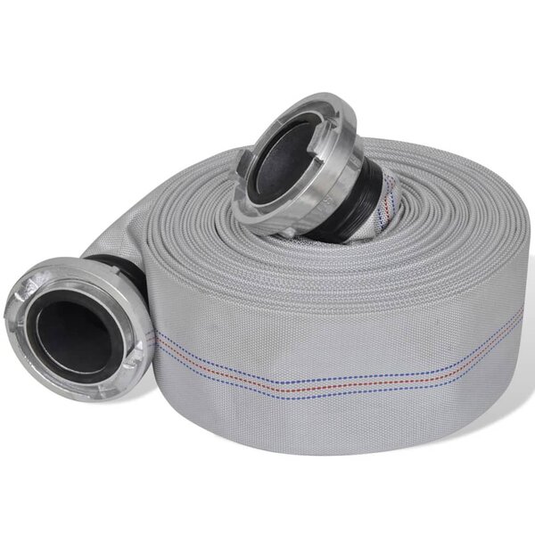 vidaXL Tuyau d'incendie 30 m 3 pouces avec raccords B-Storz