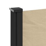 vidaXL Auvent latéral rétractable beige 140x300 cm
