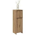 vidaXL Armoire de bain chêne artisanal 30x30x95 cm bois d'ingénierie