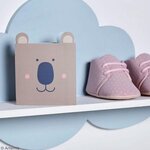 2 étagères en bois nuage 39 cm