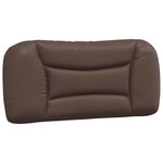 vidaXL Cadre de lit sans matelas Hvar marron 90x190 cm similicuir