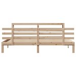 vidaXL Cadre de lit avec tête de lit sans matelas 180x200 cm