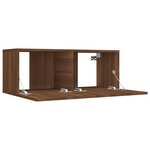 vidaXL Meuble TV chêne marron 80x30x30 cm bois d'ingénierie