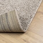 vidaXL Tapis shaggy PAMPLONA poils longs moderne beige 140x200 cm