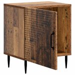 vidaXL Cabinet de chevet 2 pc Bois ancien 43 x 34 5 x 50 cm