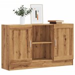 vidaXL Buffet chêne artisanal 120x30 5x70 cm bois d'ingénierie