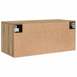 vidaXL Meuble mural Chêne artisan 80 x 36.5 x 35 cm Bois d'ingénierie