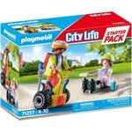 PLAYMOBIL 71257 - City Life Starter Pack Secouriste avec gyropode