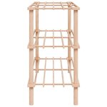vidaXL Range-chaussures à 3 étagères 2 Pièces Bois de sapin solide