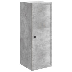 vidaXL Armoire Murale Gris béton 33 x 34 5 x 90 cm Bois d'ingénierie