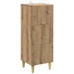 vidaXL Armoire à tiroirs 33 x 34 5 x 90 cm Bois d'ingénierie