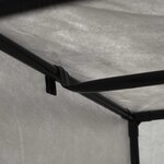 vidaXL 2 Pièces Garde-robes Gris 75x50x160 cm