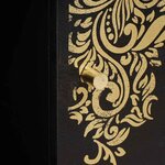 vidaXL Table basse Noir 80 x 50 x 40 cm Bois de mangue massif