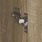 vidaXL Garde-robe 2 Pièces Sonoma 50 x 50 x 200 cm Bois d'ingénierie