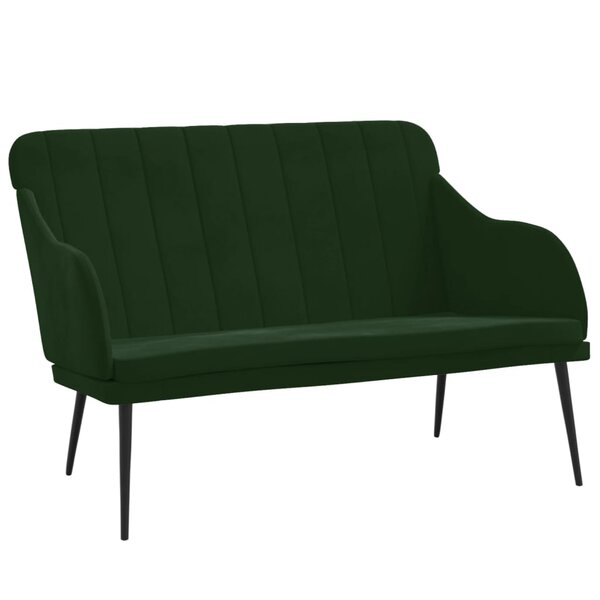 vidaXL Banc Vert foncé 110x76x80 cm Velours