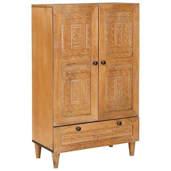 vidaXL Haut Armoire avec tiroir Marron clair 60 x 33 x 100 cm