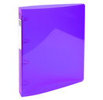 Classeur 4 anneaux 30mm IDERAMA PP polypropylène 7/10e - A4 maxi, violet EXACOMPTA