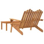 vidaXL Ensemble de salon de jardin Adirondack 2 Pièces bois acacia solide