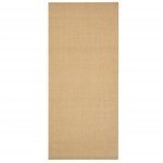 vidaXL Tapis Sisal naturel 66x150 cm