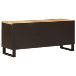 vidaXL Meuble TV Marron 105 x 33 x 46 cm Bois de mangue massif
