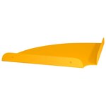 vidaXL Étagère Flottante d'Angle 4 pc Jaune moutarde 24 x 24 x 2 cm