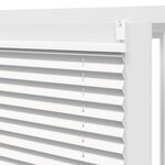 vidaXL Store plissé 60x200 cm Blanc