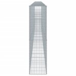 vidaXL Panier gabion avec couvercle 900x50x200 cm fer galvanisé
