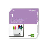 Liderpapel pot a crayons plastique magnetique - 12.5x7.5x4cm - blanc