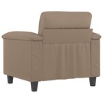vidaXL Fauteuil Cappuccino 60 cm Similicuir