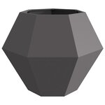 vidaXL Jardinière 2 Pièces Noir 100 x 100 x 80 cm Acier