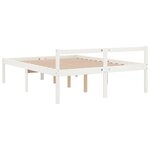 vidaXL Lit pour personne âgée sans matelas 160x200 cm bois pin massif