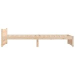 vidaXL Cadre de lit sans matelas bois massif 100x200 cm