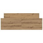 vidaXL Cadre de lit sans matelas chêne artisanal 140x190 cm