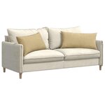 vidaXL Coussins de canapé 2 Pièces Vert gris 80 x 40 cm