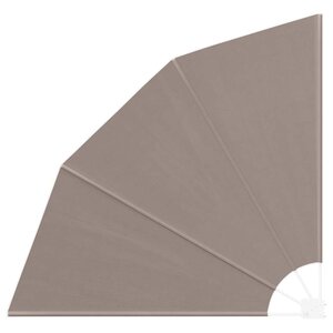 vidaXL Écran de confidentialité pour balcon Taupe 160 x 160 cm