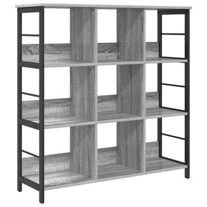 vidaXL Étagère Gris Sonoma 102 x 32 x 104 5 cm Bois d'ingénierie