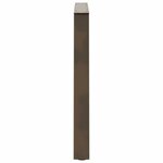 vidaXL Pieds de table à manger en forme de V  2 pièces  acier naturel  100 x (72-73 3) cm