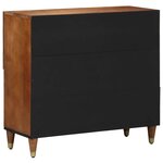 vidaXL Buffet Marron 80 x 33 5 x 75 cm Bois de manguier massif