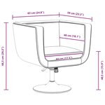 vidaXL Chaise de bar Noir Similicuir