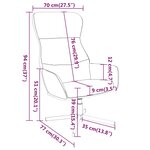 vidaXL Chaise de relaxation Noir Velours
