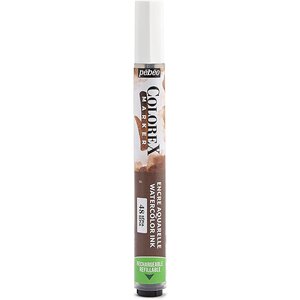 Marqueur encre colorex sepia pébéo