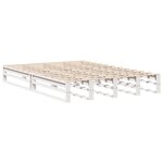 vidaXL Cadre de lit sans matelas blanc 120x200 cm bois de pin massif