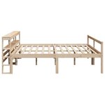 vidaXL Lit pour personne âgée avec tête de lit sans matelas 180x200 cm