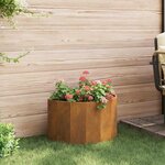 vidaXL Jardinière Rouillé 60 x 30 x 35 cm