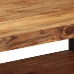 vidaXL Table basse 90x50x38 cm bois massif acacia