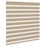 vidaXL Store zèbre marron sable largeur du tissu 140 9 cm polyester
