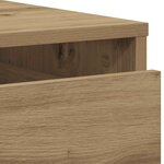 vidaXL Commode d'angle chêne artisanal 60x41x76 cm bois d'ingénierie
