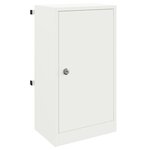 vidaXL boîte aux lettres Blanc 30 x 23 x 55 cm Acier