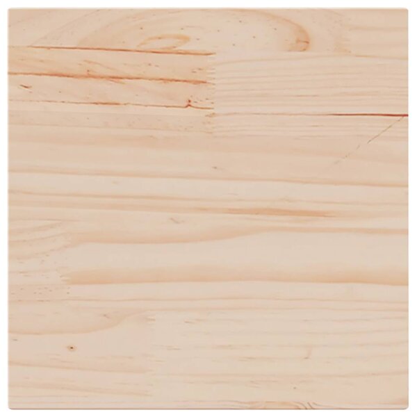 vidaXL Dessus de table 40x40x1 7 cm carré bois de pin massif