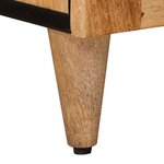vidaXL Buffet Naturel 60 x 33 x 75 cm Bois de mangue massif